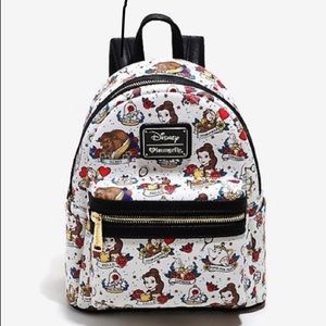 Disney Beauty And The Beast Allover Tattoo Print